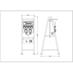 QUADRO DA CANTIERE IP 54 | Manel Service