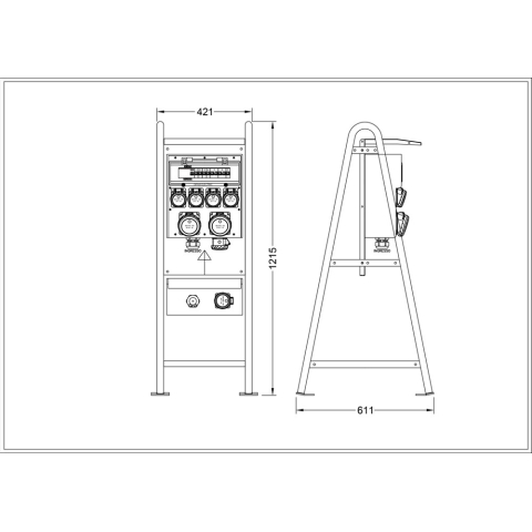 QUADRO DA CANTIERE IP 54 | Manel Service