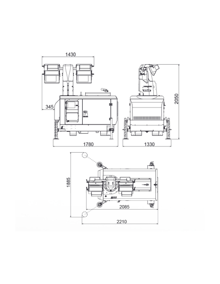 MOSA TF II9 Y J-4x350 LED KOHLER KDW 1003