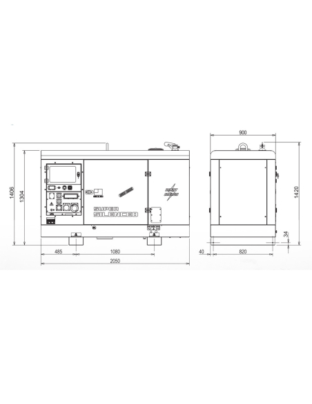 MOSA GE45 YSX generator 46KVA | Manel Service