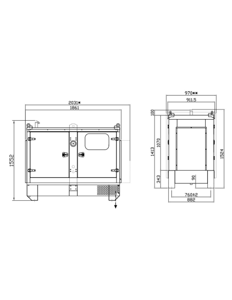 GENERATOR 33 KVA AVR | Manel Service