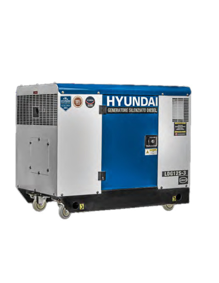 GRUPPO ELETTROGENO HYUNDAI 11 KW AVR