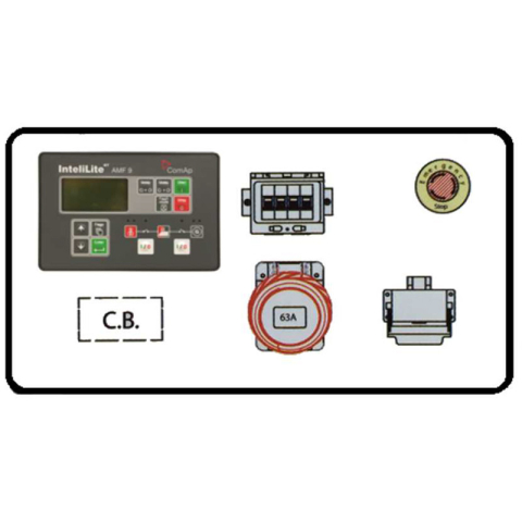 Generator 33KVA Automatic Control Panel | Manel Service