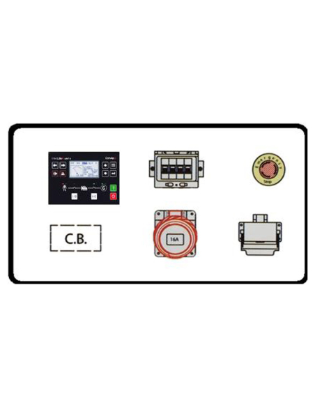Generatore 9,5KVA Quadro Automatico