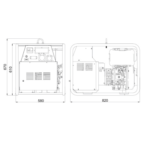 MASE PD 7.4 Y Generatore 6,5KVA StageV | Manel Service