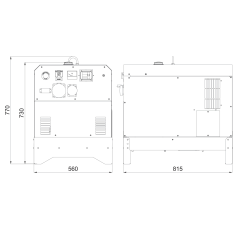 MASE PD 70 S Generatore 6,3KVA StageV