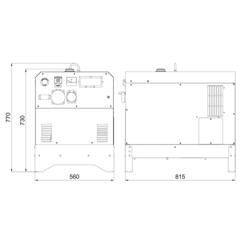 MASE PD 7.4 S Generator 6,3KVA StageV