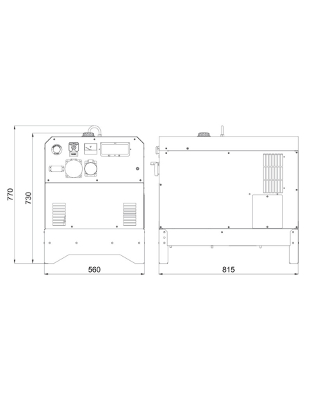 MASE PD 7.4 S Generator 6,3KVA StageV