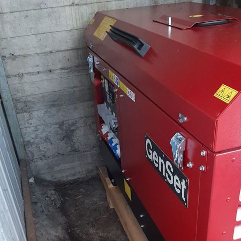 GENSET MGF 22 Y - GRUPPO ELETTROGENO MONOFASE/TRIFASE 22 KVA