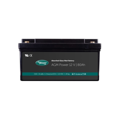 Batterie AGM-Power 12V 80Ah Absorbed Glass Matt