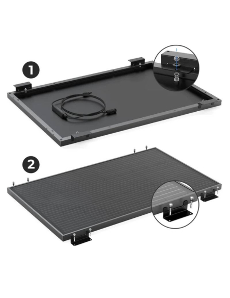 ECOFLOW Piedini di montaggio per pannello solare rigido