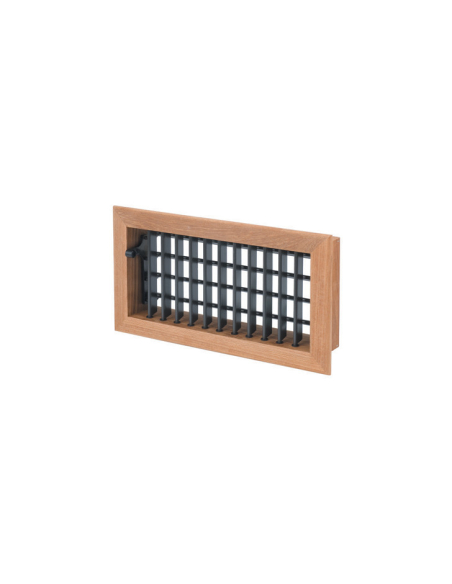Vitrifrigo 2-way delivery grille 305x152 mm with teak frame