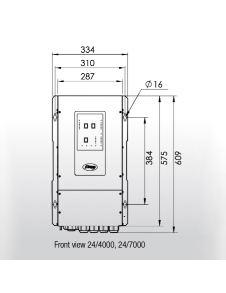 Inverter Whisper AC PowerCube 24/7000