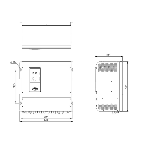 Inverter Whisper AC PowerCube 24/14000