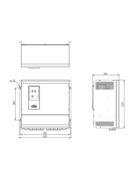 Inverter Whisper AC PowerCube 24/14000
