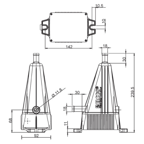 Water Heater RA-2501 230V 2500W
