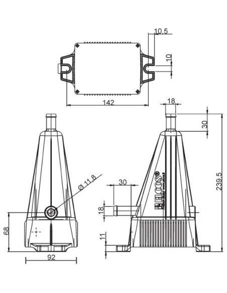 Water Heater RA-2501 230V 2500W