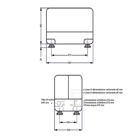Generatore marino Lombardini LMG4000