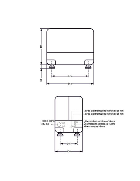 Generatore marino Lombardini LMG4000