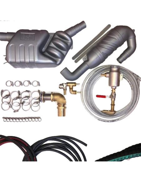 VTE PAGURO INSTALLATION KIT WITH FINAL MUFFLER FOR 12500.
