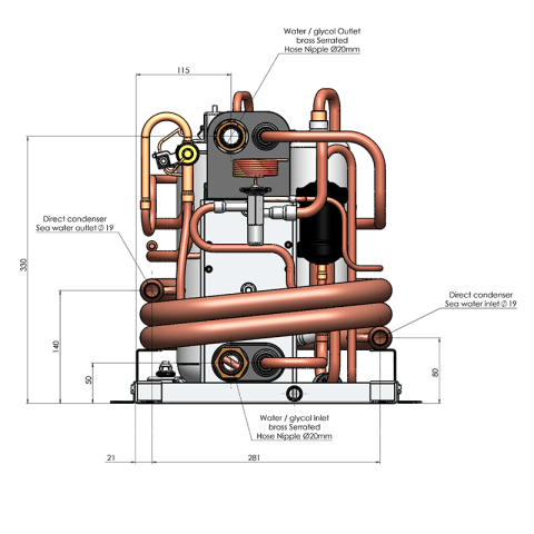 Webasto BlueCool C-27 Nautical Air Conditioning