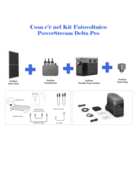 EcoFlow PowerStream Delta Pro Kit Fotovoltaico