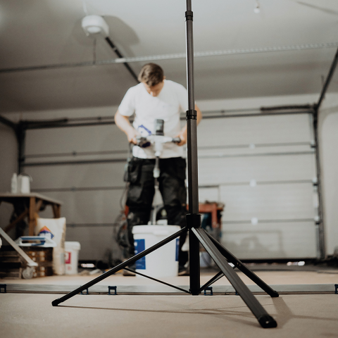 Scangrip Tripod construction lamp holder 2 m