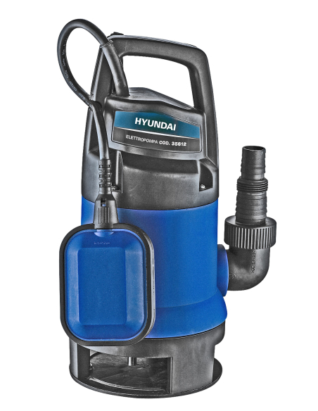 HYUNDAI 35612 Elettropompa Sommergibile 750 W Acque Chiare e Scure