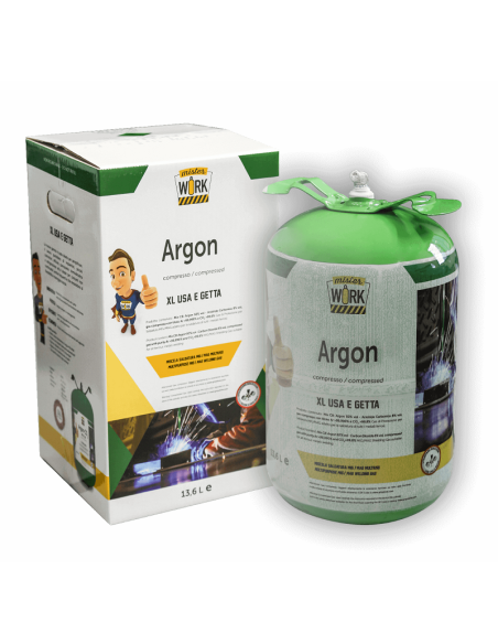 Bombola a perdere MisterWork - Argon - 14 Lt