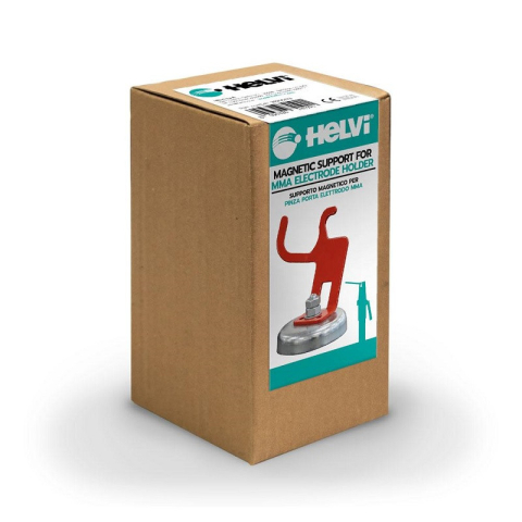 Supporto Magnetico pinza porta elettrodo MMA • ROSSO SCATOLA