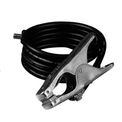 HELVI GROUND CABLE WITH CLAMP 25MM2 - 50MM2 - 2M - 300 AMP