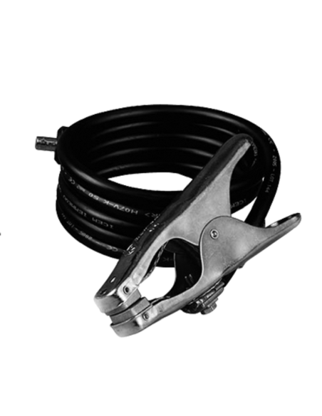 HELVI GROUND CABLE WITH CLAMP 25MM2 - 50MM2 - 2M - 300 AMP