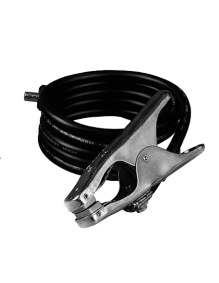 HELVI GROUND CABLE WITH CLAMP 35MM2 - 50MM2 - 3M - 400 AMP