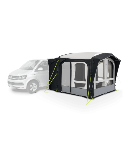 dometic club air pro con una carovana sfocata