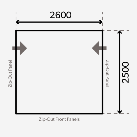 DOMETIC RALLY AIR PRO 260 S FLOORPLAN IT