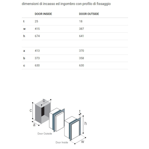 VITRIFRIGO IM CL REFILL (12Vdc) Ice Maker - Door inside III