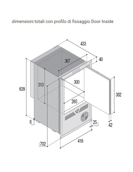 VITRIFRIGO CFR CL OCX2 Frigo-Freezer II