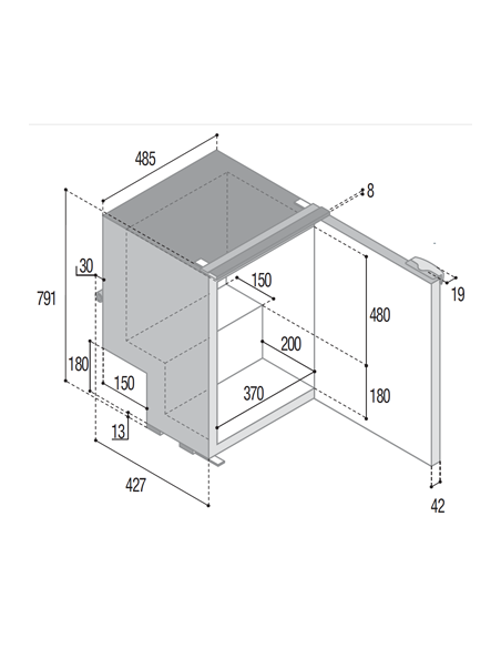 VITRIFRIGO C85iA Frigo-Freezer V