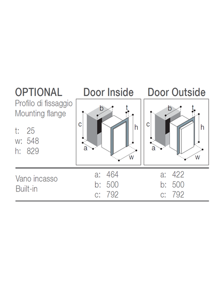 VITRIFRIGO C85iA Frigo-Freezer VI