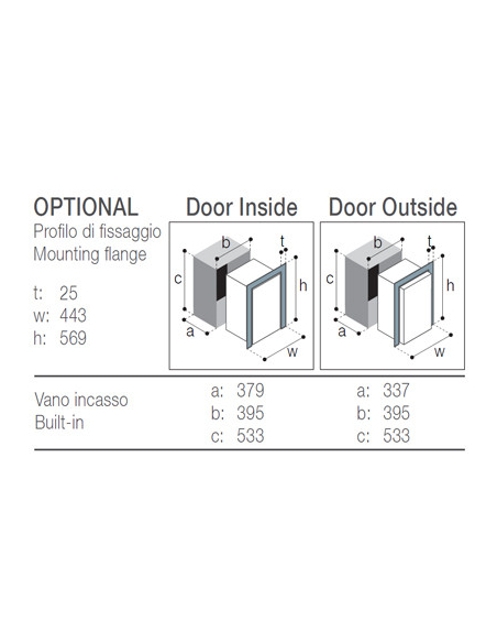 VITRIFRIGO C42DW Frigo-Freezer a Casseto VI