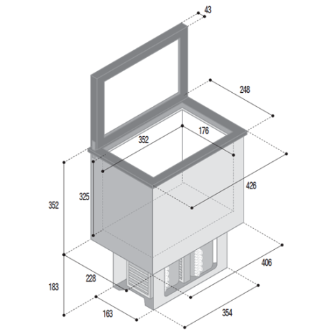VITRIFRIGO TL20 Frigo a Pozzetto I