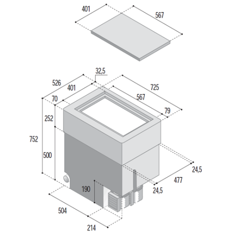 VITRIFRIGO TL160BT I