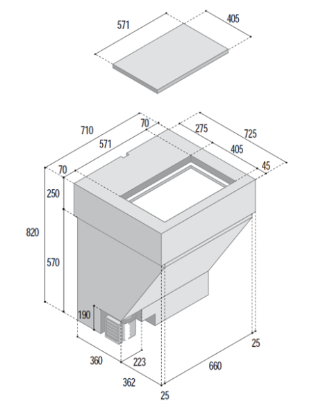 VITRIFRIGO TL180RF I