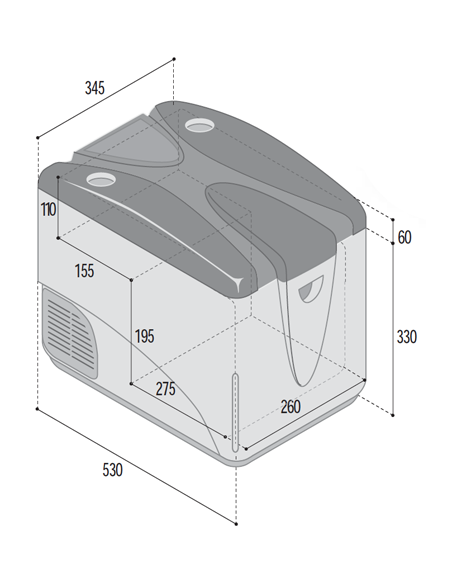 VITRIFRIGO C29D Portable Refrigerator-Freezers II