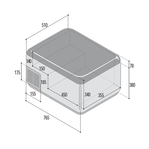 VITRIFRIGO C65D Portable Refrigerator-Freezers II