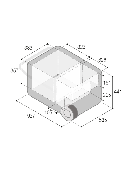 VITRIFRIGO VFD75 Frigo-Freezer Portatili IV