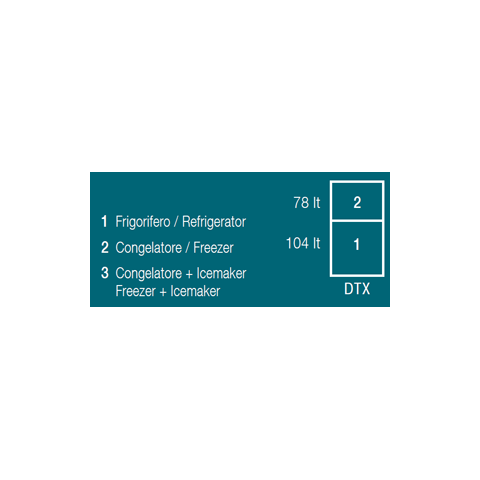 VITRIFRIGO DW210 OCX2 DTX Congelatore/Frigorifero