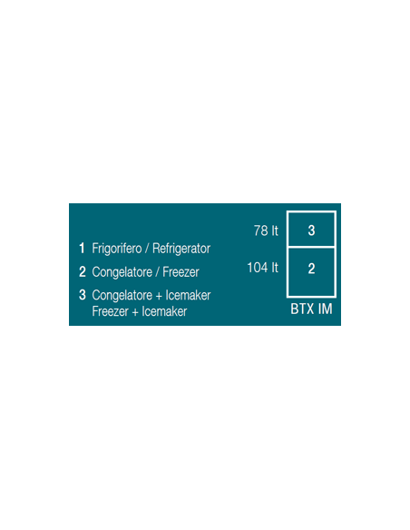VITRIFRIGO DW210 OCX2 BTX IM Freezer-Freezer