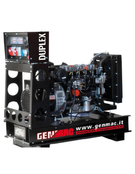 GENMAC DUPLEX G15YO Generating set 15 KVA 13 KW Open Automatic