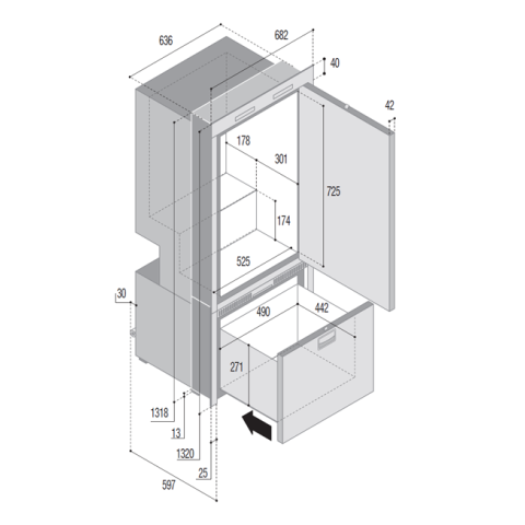 VITRIFRIGO DW250 OCX2 RFX Frigo-Frigo